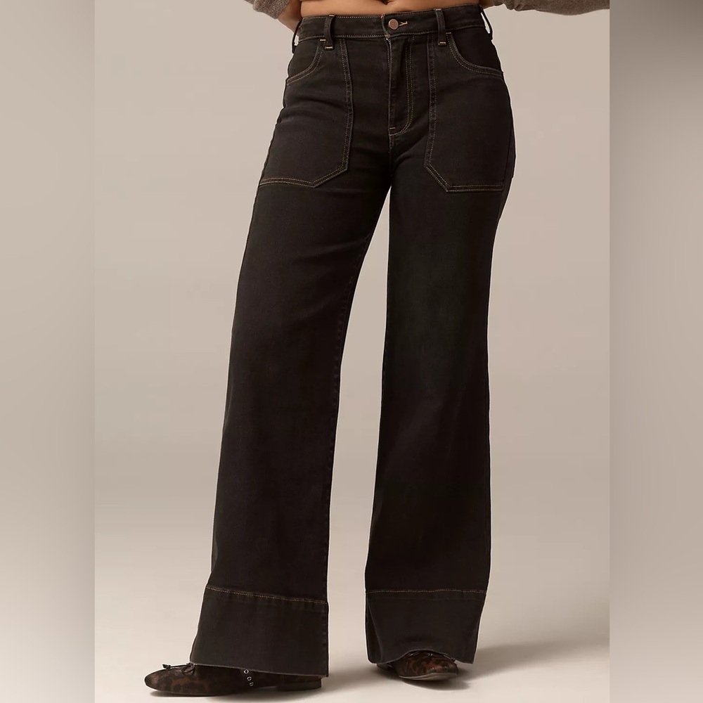 The Rylan Curvy High-Rise Flare Jeans by Pilcro